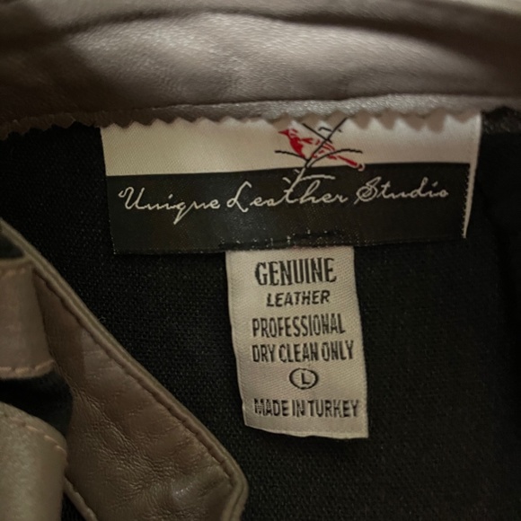 Leather and Mesh Jacket - Picture 2 of 2